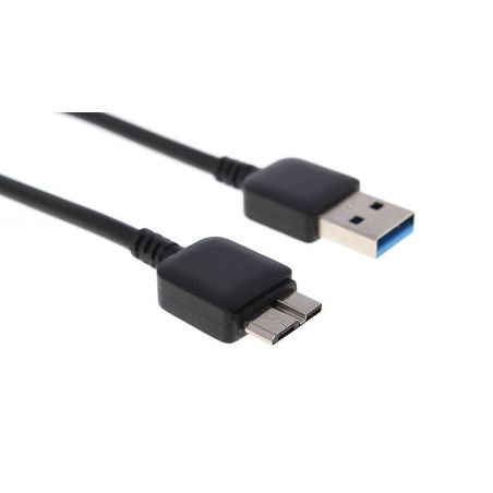 Zwarte Micro USB 3.0 kabel voor Samsung  laders - Batterijen externes - Kabels Galaxy S5 - 2