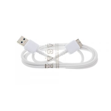 Weißes Micro USB 3.0 Kabel für Samsung  Ladegeräte - Batterien externe - Kabel Galaxy S5 - 1