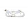Câble  Micro USB 3.0 blanc pour Samsung 