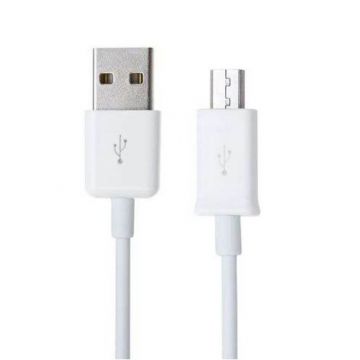 White USB microphone cable for Samsung  Chargers - Powerbanks - Cables Galaxy S3 - 2