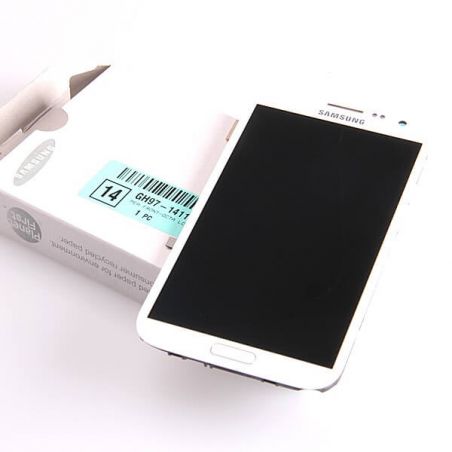 Achat Ecran complet original Samsung Galaxy Note 2 N7105 blanc GH97-14114AX