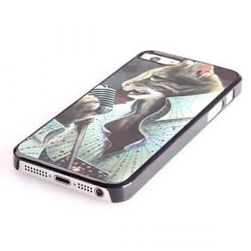 Cat Elvis Style Hard Case iPhone 5 5S  Abdeckungen et Rümpfe iPhone 5 - 4