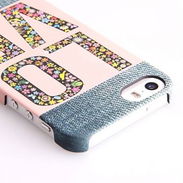 Love my Denim Pattern Hard Case iPhone 5/5S/SE hoesje  Dekkingen et Scheepsrompen iPhone 5 - 2