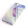Luxo Label Denim Pattern Hard Case iphone 5 5s 
