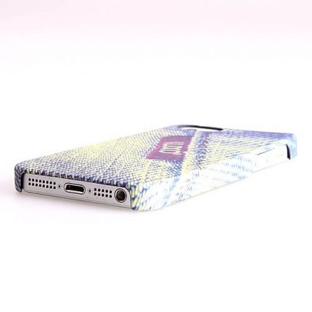Luxo Label Denim Pattern Hard Case iPhone 5/5S/SE  Covers et Cases iPhone 5 - 6