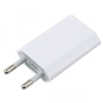 White USB mains charger iPhone iPod  Chargers - Powerbanks - Cables iPhone 4 - 1
