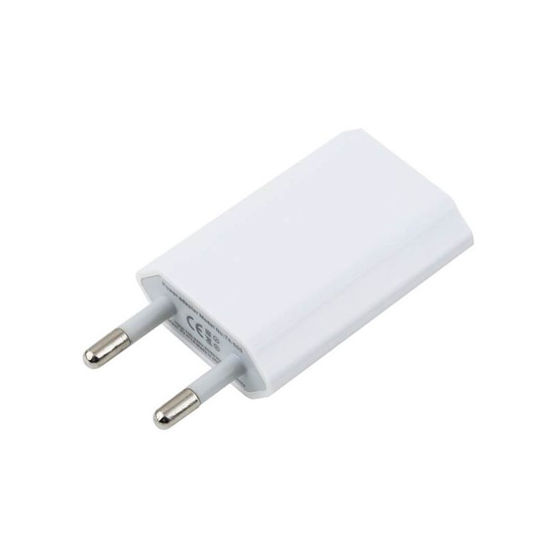 Chargeur secteur USB pour iPhone et iPod agréé CE