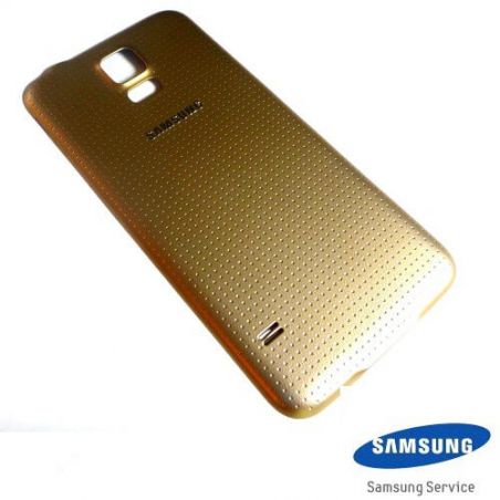 Originele backcover Samsung Galaxy S5 goud  Vertoningen - Onderdelen Galaxy S5 - 2