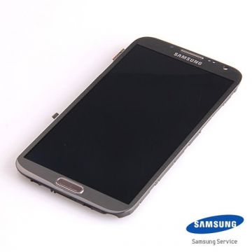 Origineel scherm Samsung Galaxy Note 2 N7105 grijs  Vertoningen - Onderdelen Galaxy Note 2 - 1