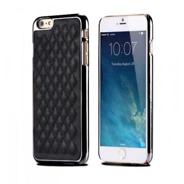 Rigid shell with quilted imitation leather upholstery iPhone 6 Plus  Covers et Cases iPhone 6 Plus - 2