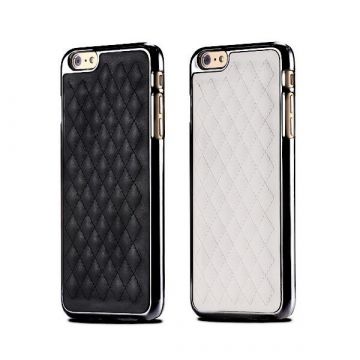 Rigid shell with quilted imitation leather upholstery iPhone 6 Plus  Covers et Cases iPhone 6 Plus - 1