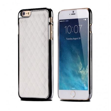 Rigid shell with quilted imitation leather upholstery iPhone 6 Plus  Covers et Cases iPhone 6 Plus - 3