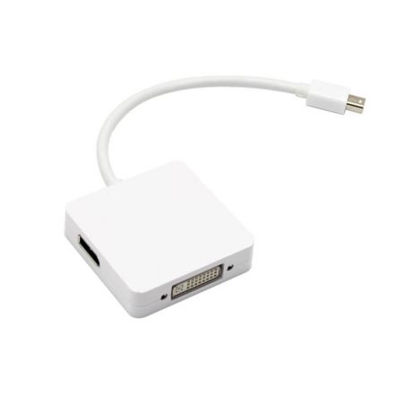 3-in-1 Mini Mini Display Port/HDMI/DVI-adapter voor de 3-in-1 Mini Display Port/HDMI/DVI Adapter  Kabels en adapters MacBook - 1