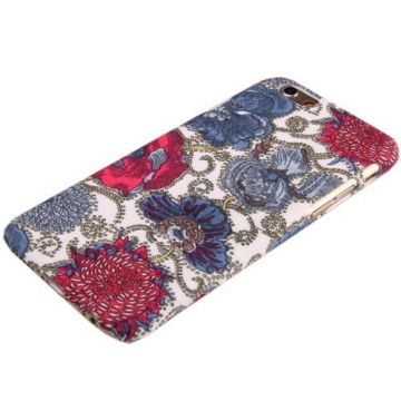 Achat Coque rigide avec revêtement tissu fleuri iPhone 6