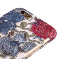 Bloemen Patroon Textiel Harde beschermhoes iPhone 6  Dekkingen et Scheepsrompen iPhone 6 - 4
