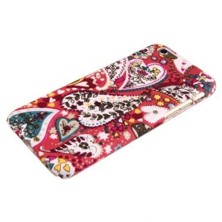 Rigid shell with iPhone 6 heart fabric coating  Covers et Cases iPhone 6 - 2