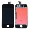 Originale Qualität iPhone 4 Schwarz   Displayglass, Touch Screen, Front Deco Rahmen. iPhone 4G Schwarz 