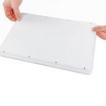 Gehäuse Unterteil MacBook Unibody Weiss A1342   Ersatzteile MacBook - 1