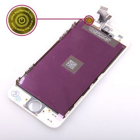 Original Glass digitizer, LCD Retina Screen and Full Frame for iPhone 5 White  Screens - LCD iPhone 5 - 2
