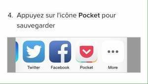 trouver icone pocket