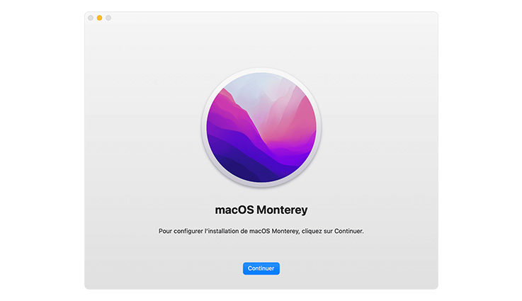 Bug mise à jour Mac OS Monterey