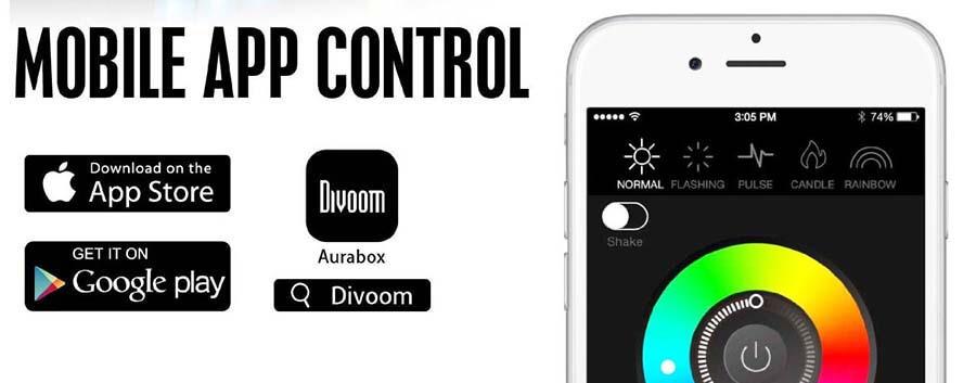 Divomm AuraBulb Mobile App 